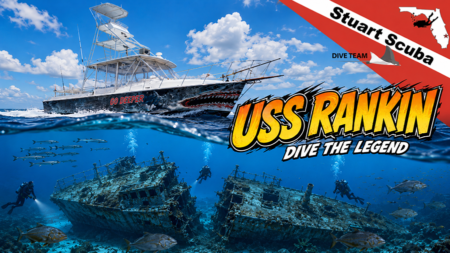 USS Rankin Wreck Dive - 6 PACK USS Rankin Wreck Dive - 6 PACK