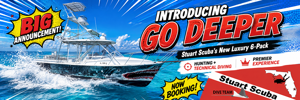 6-Pack Dive Charter | Stuart Scuba | Hunting or Tech 6-Pack Dive Charter | Stuart Scuba | Hunting or Tech