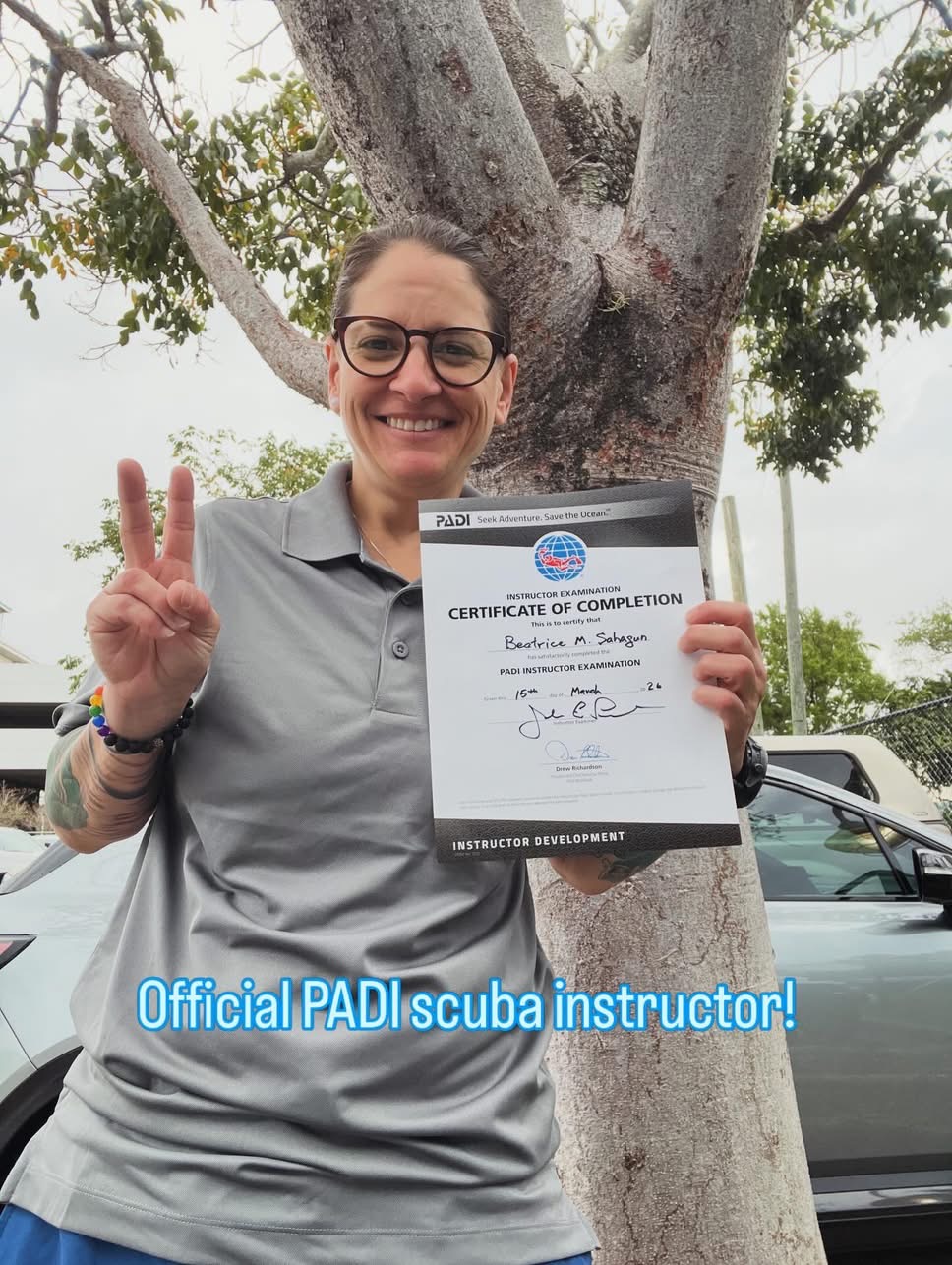 Bea Sahagun - PADI Open Water Scuba Intructor