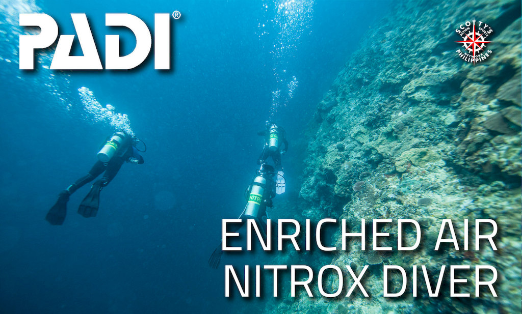 The PADI Enriched Air Diver