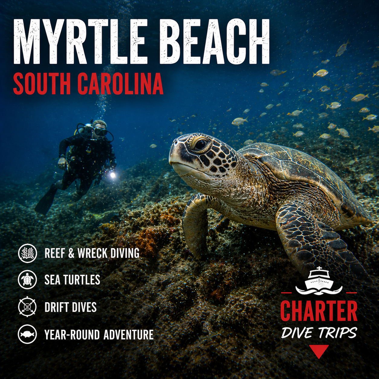 Myrtle Beach, SC Charters | Beginner - Advanced