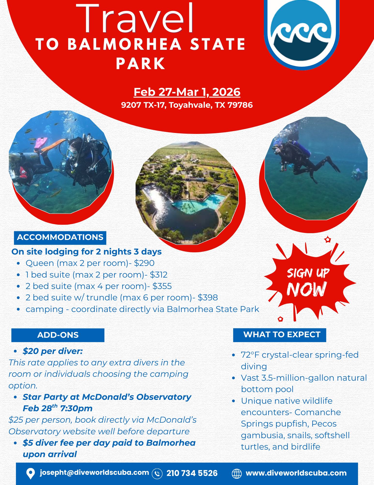 Balmorhea February 27-March 1, 2026