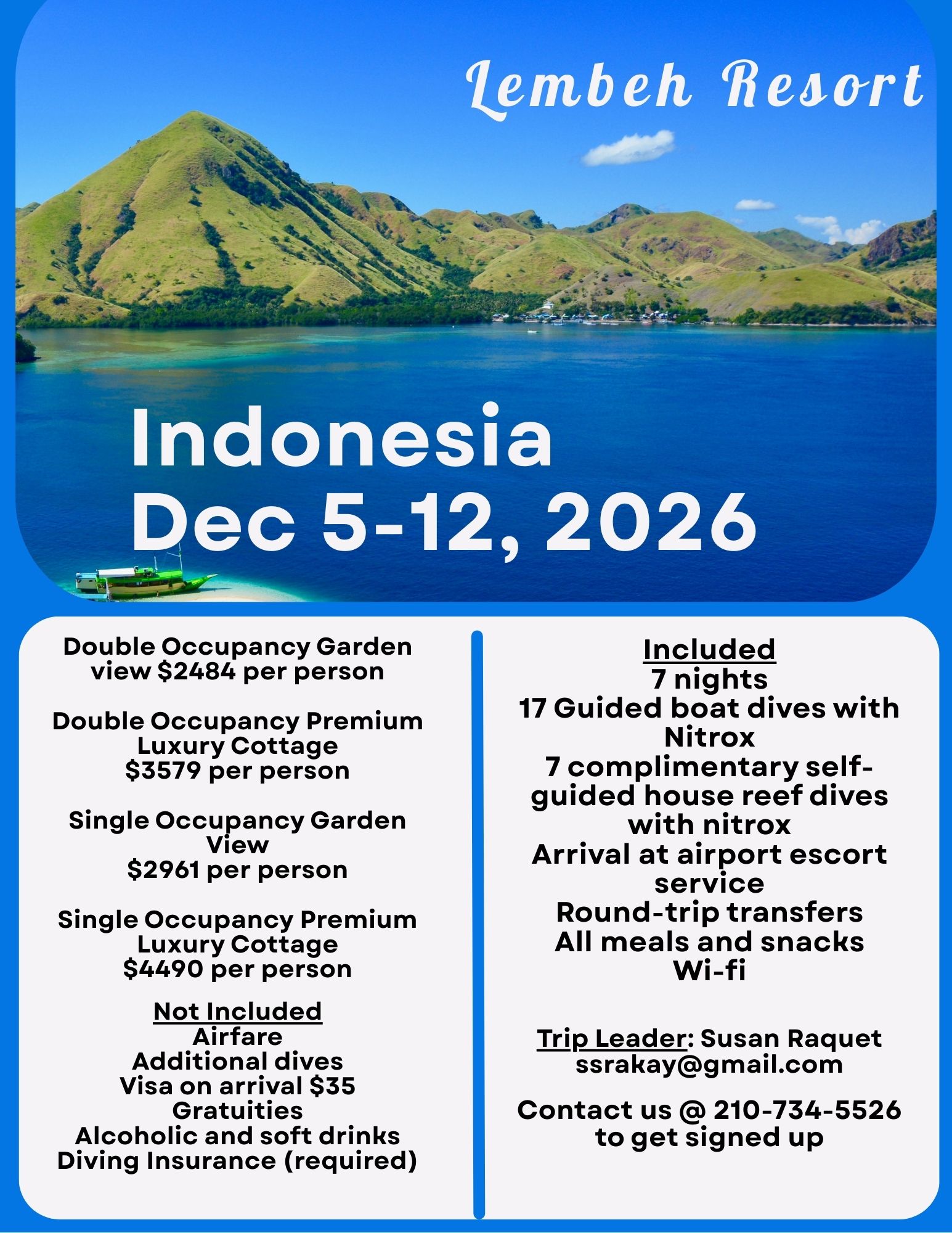 Indonesia - Dec 5-12, 2026 - Lembeh Resort