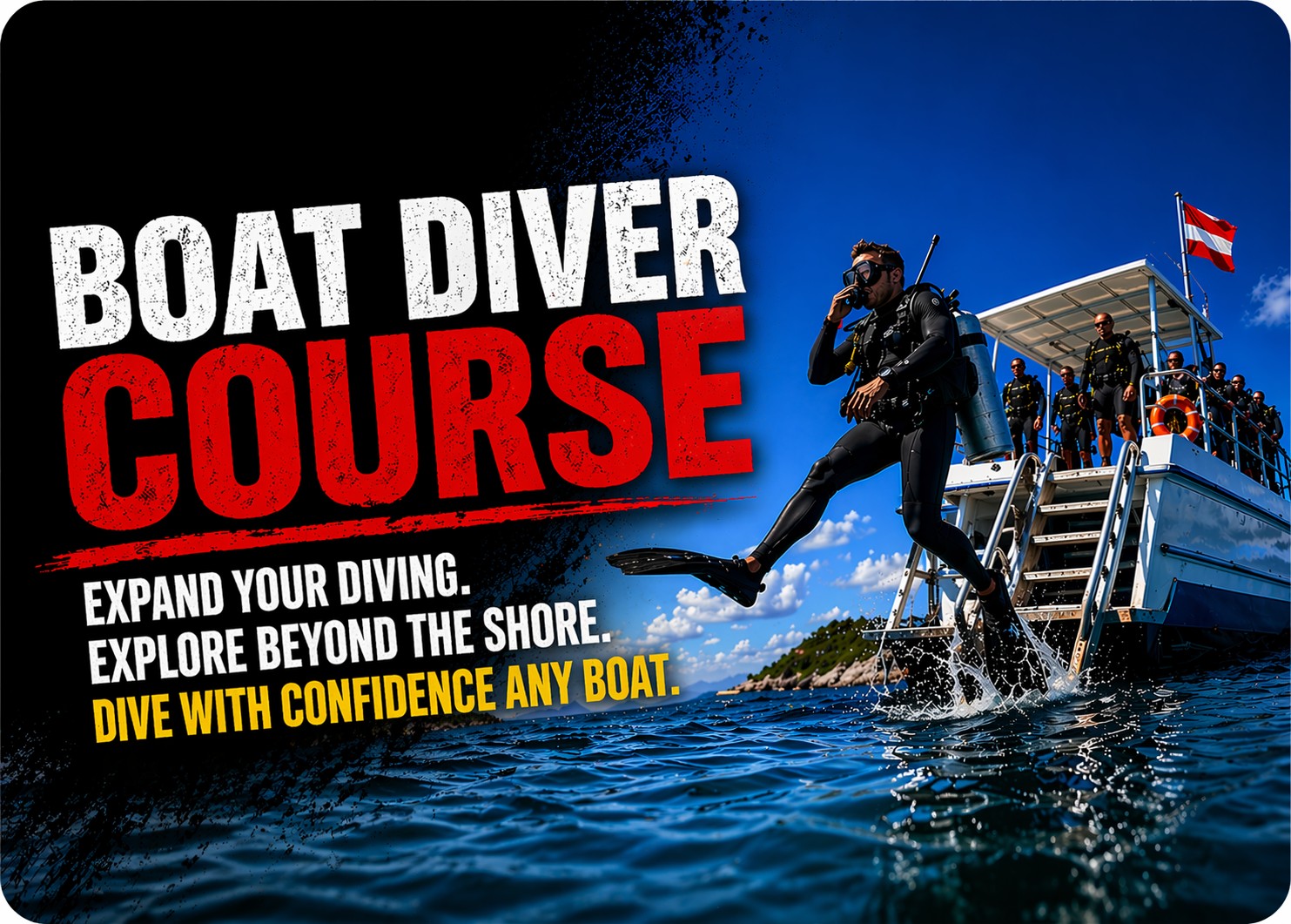 SDI Boat  Diver