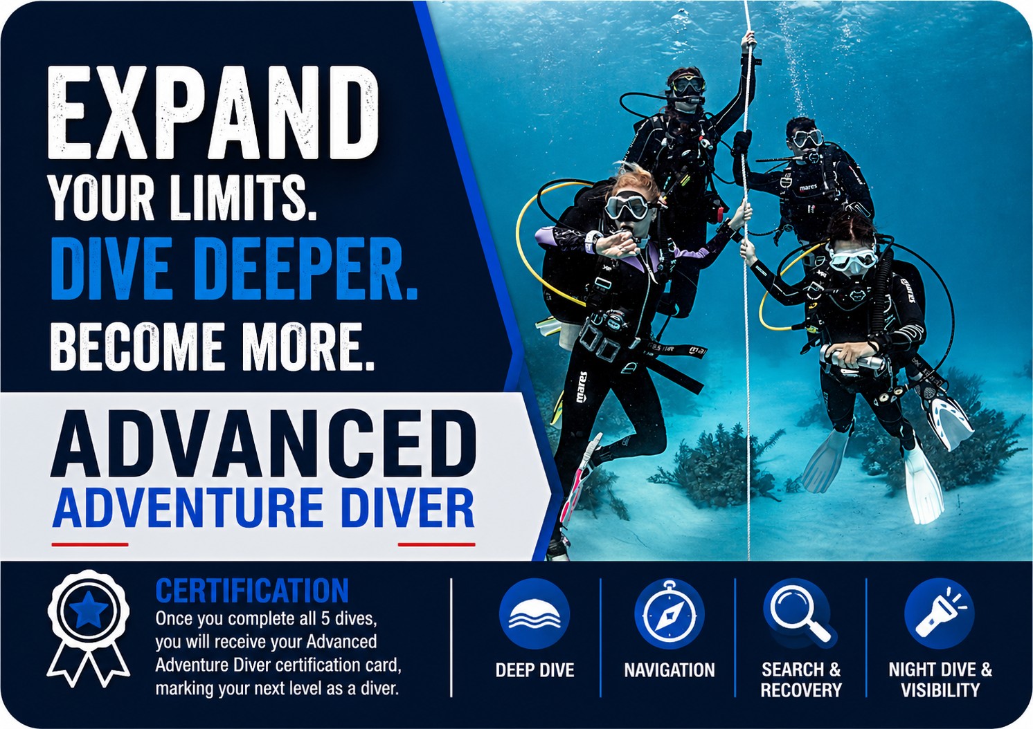 Advanced Adventurer  Open Water Diver