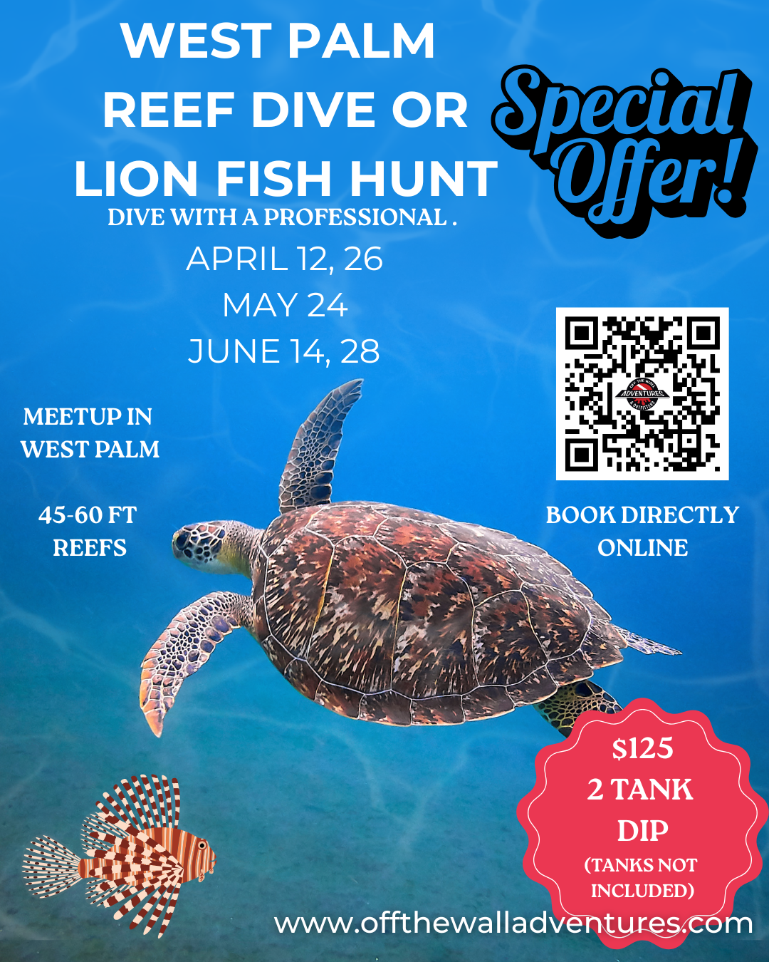 West Palm 2 Tank Dive Trips