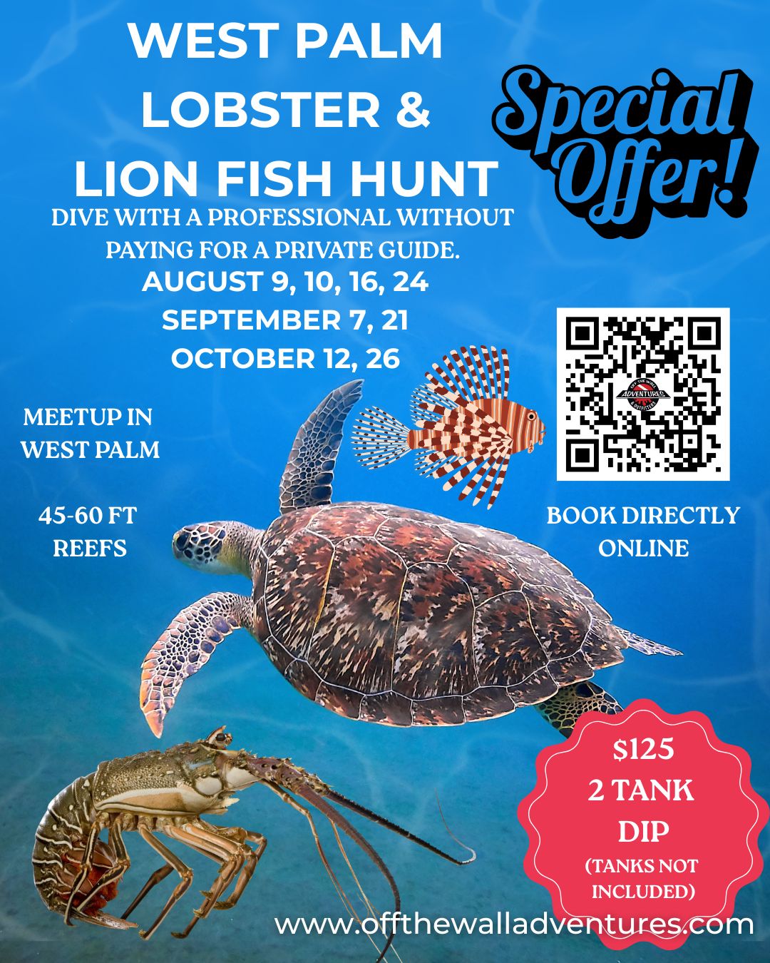 West Palm 2 Tank Dive Trips