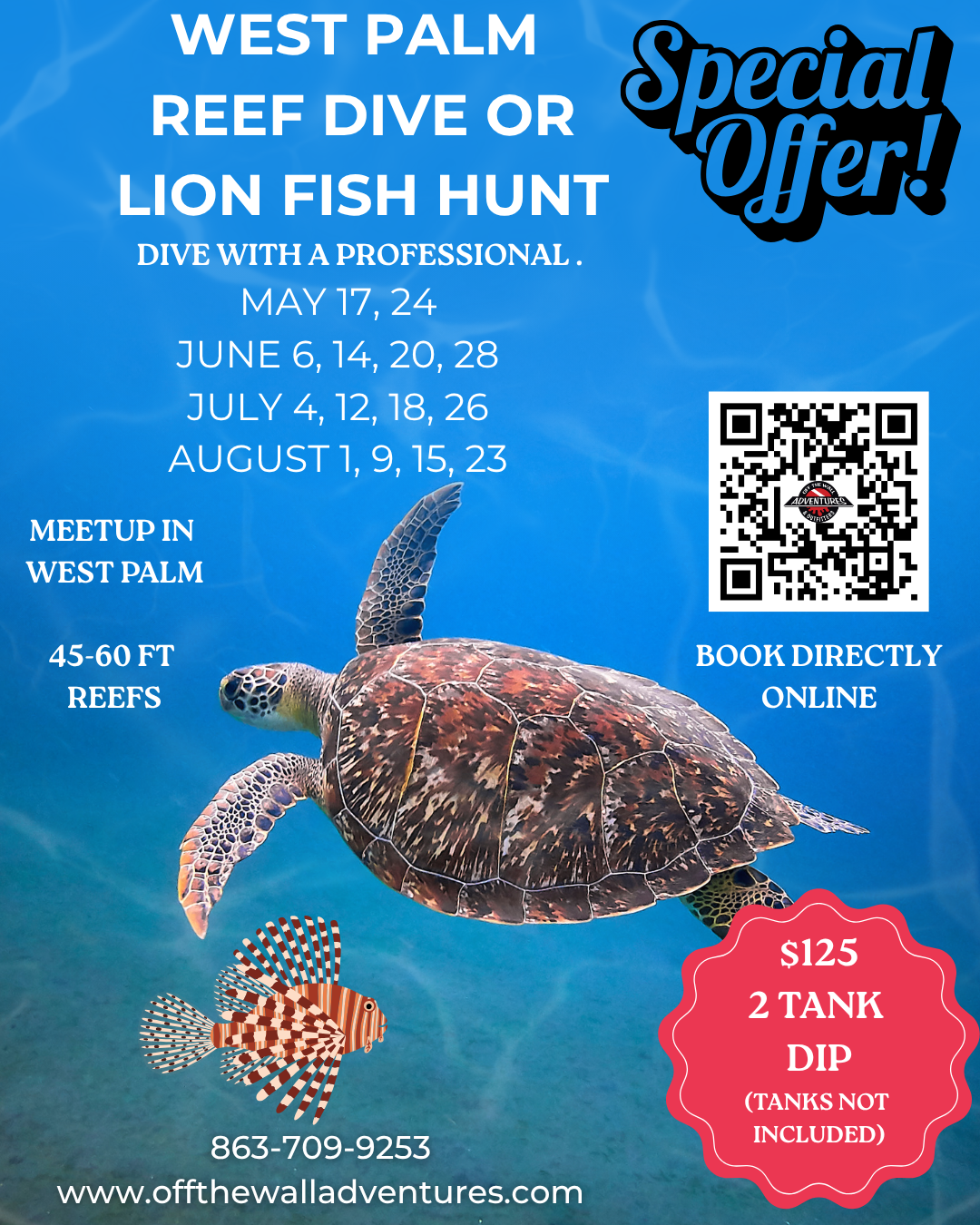 West Palm 2 Tank Dive Trips