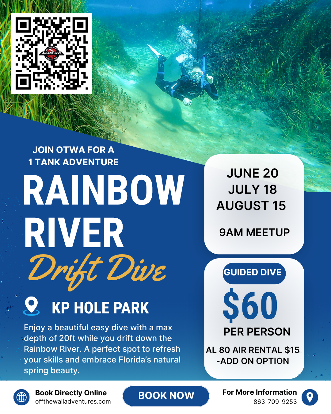 Rainbow River Drift Dice