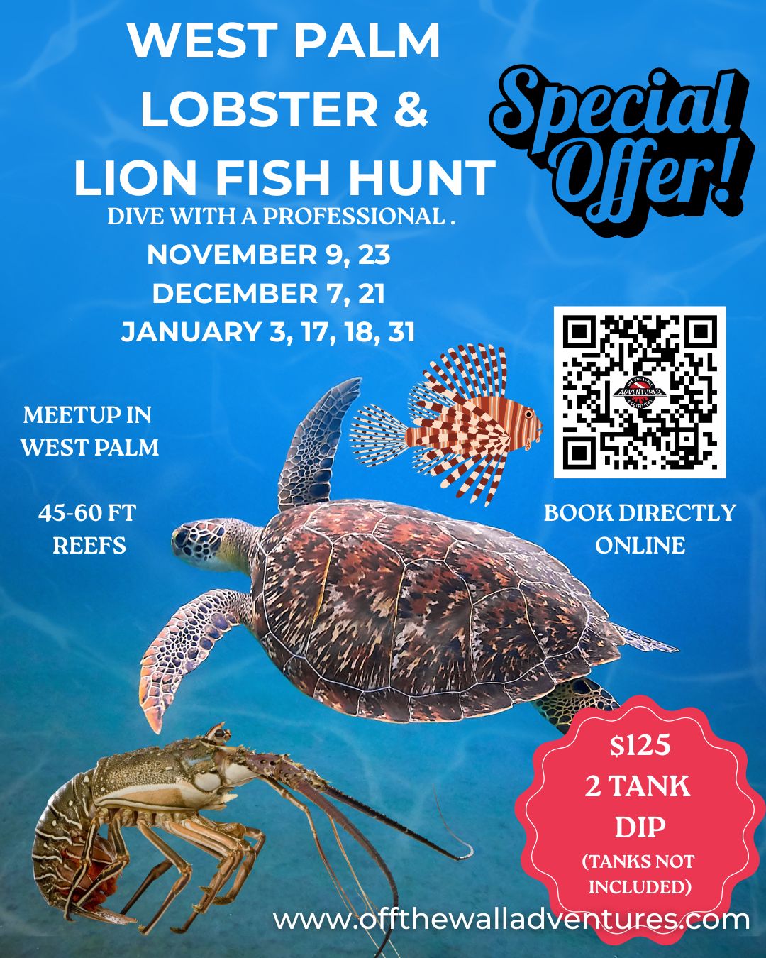 West Palm 2 Tank Dive Trips