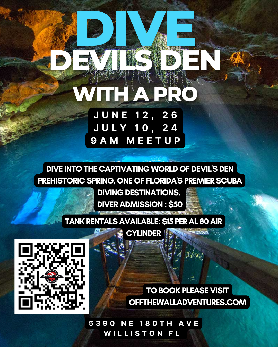 Devils Den 2 Tank Dive Trip