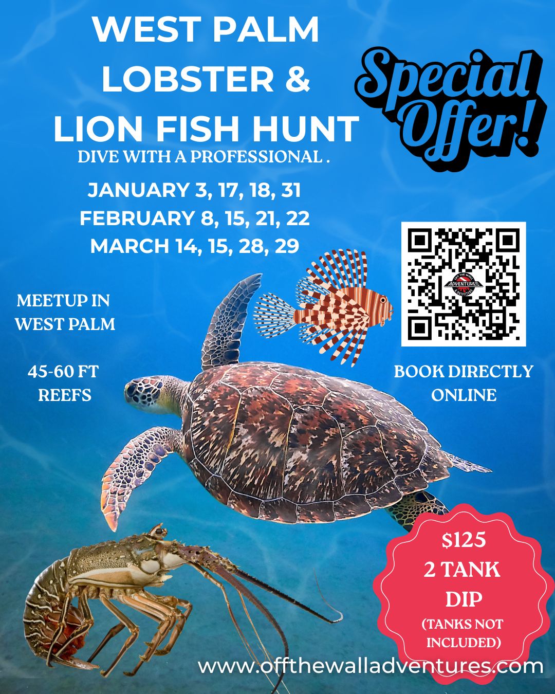 West Palm 2 Tank Dive Trips