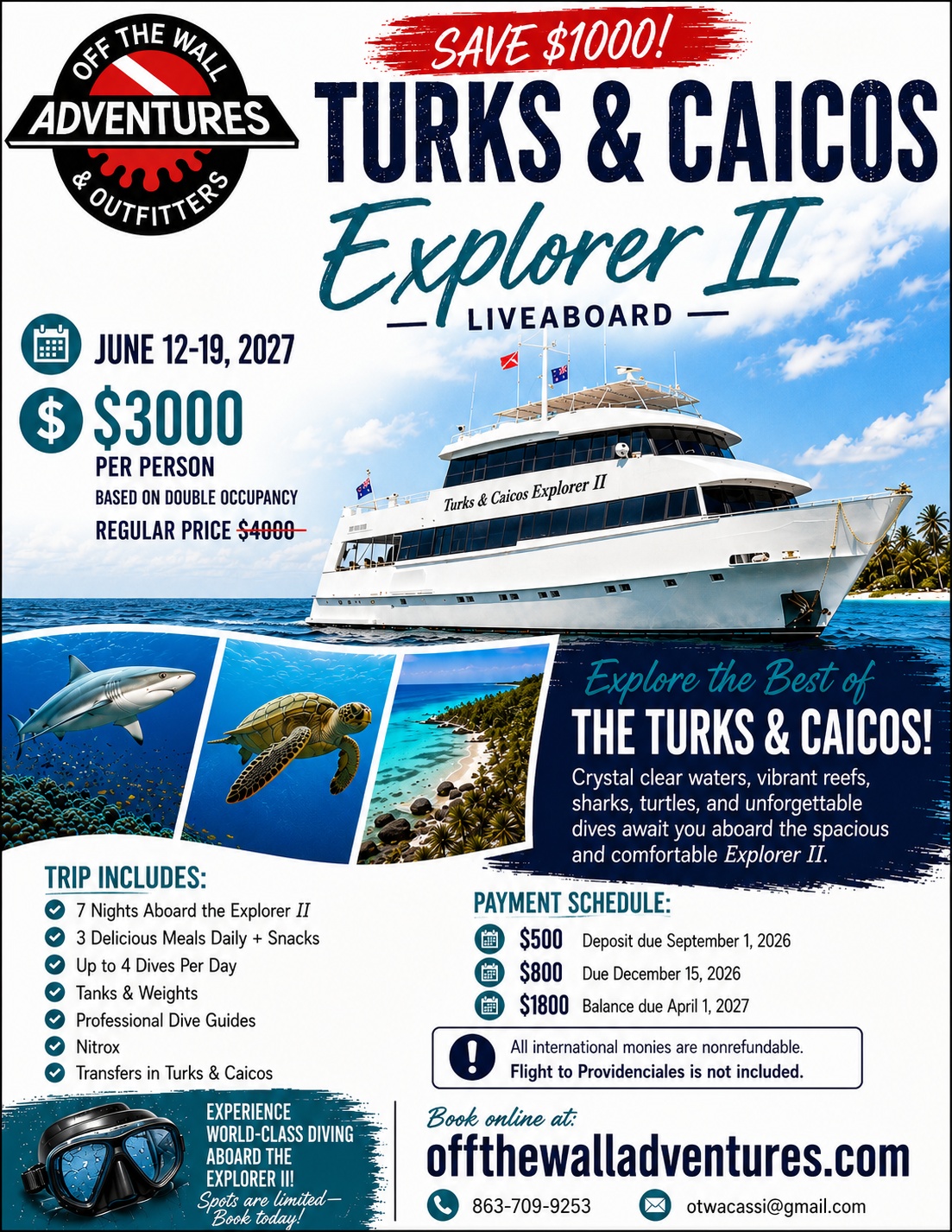 Turks & Caicos Liveaboard