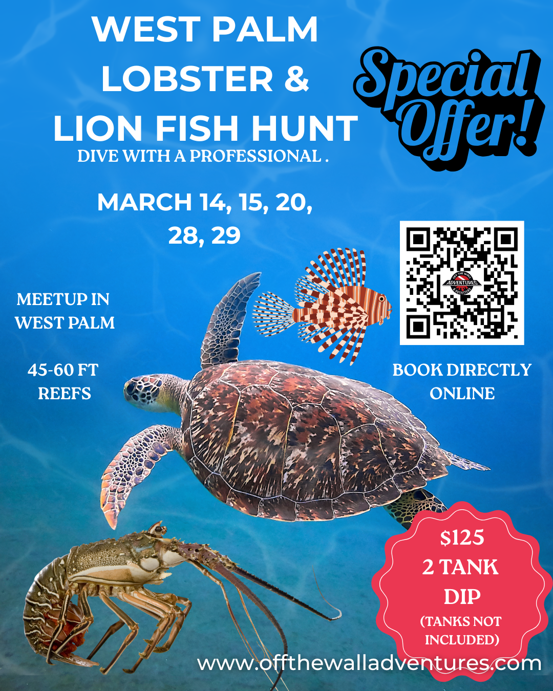 West Palm 2 Tank Dive Trips