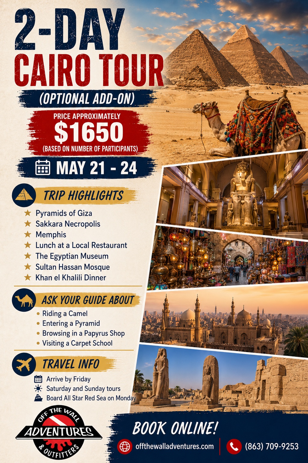 Cairo Tour 2-Day