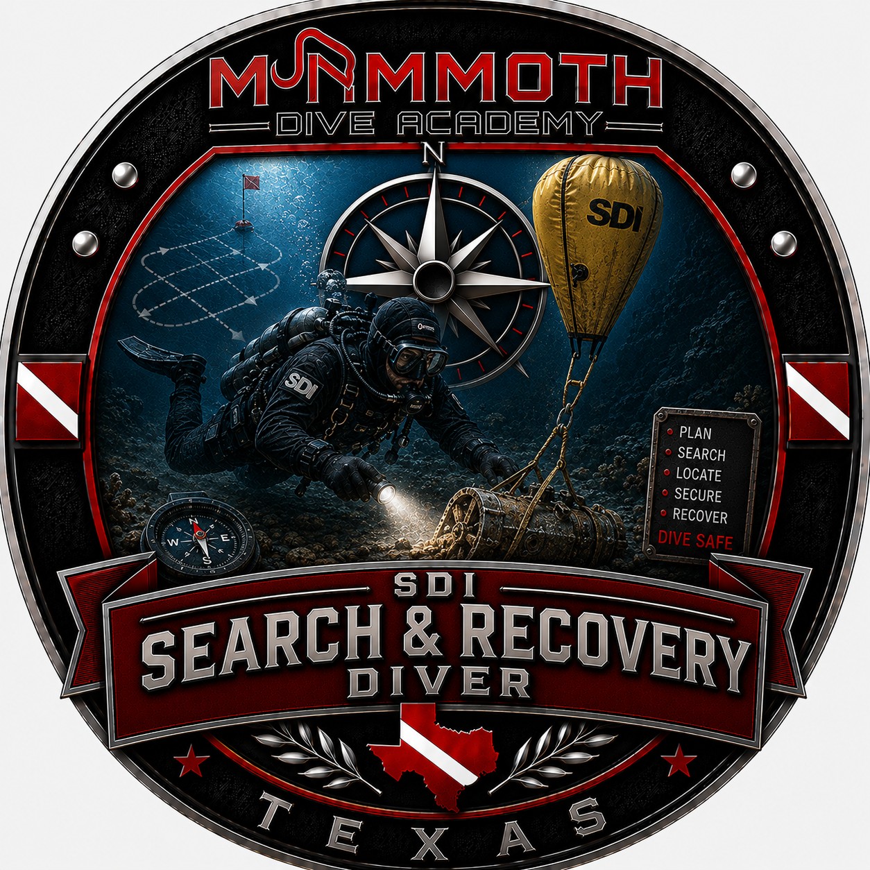 SEARCH AND RECOVERY DIVER