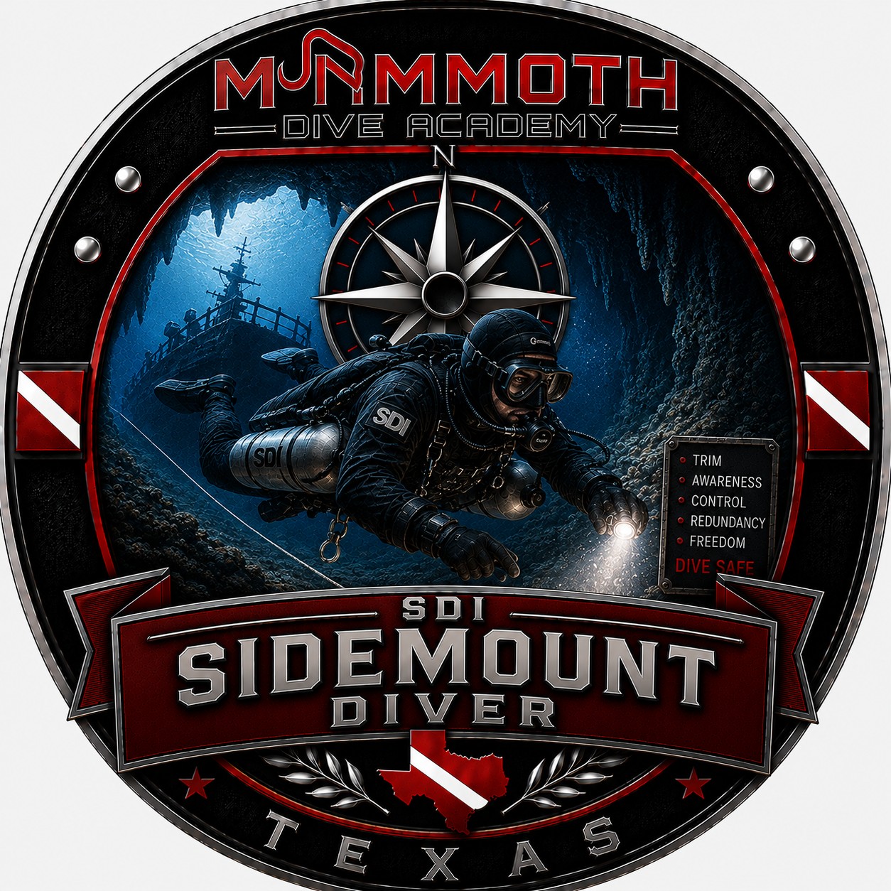 SIDEMOUNT DIVER