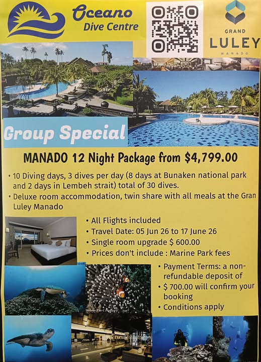 North Sulawesi Manado 2026 Dive Holiday