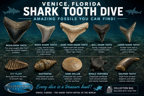 Shark Tooth & Fossil Dive Adventure Venice Florida