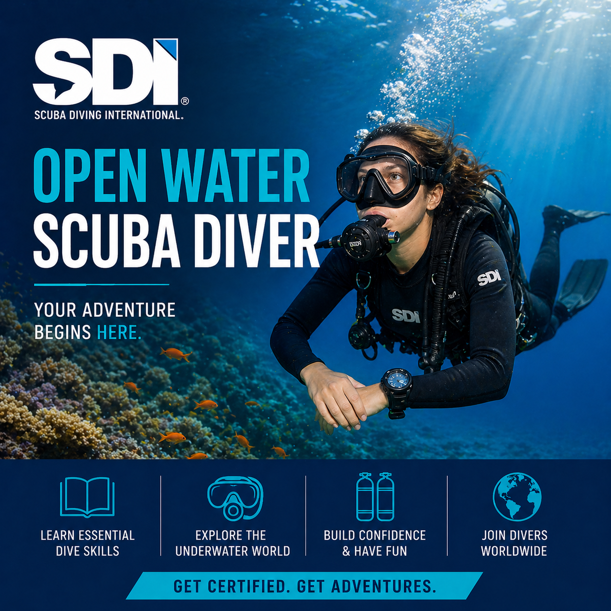 SDI Open Water Scuba Diver