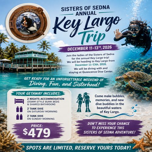 Sisters Of Sedna Annual Key Largo Trip - December 2026