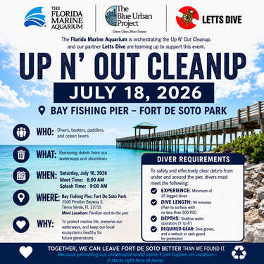 Up N' Out Clean Up at Fort DeSoto
