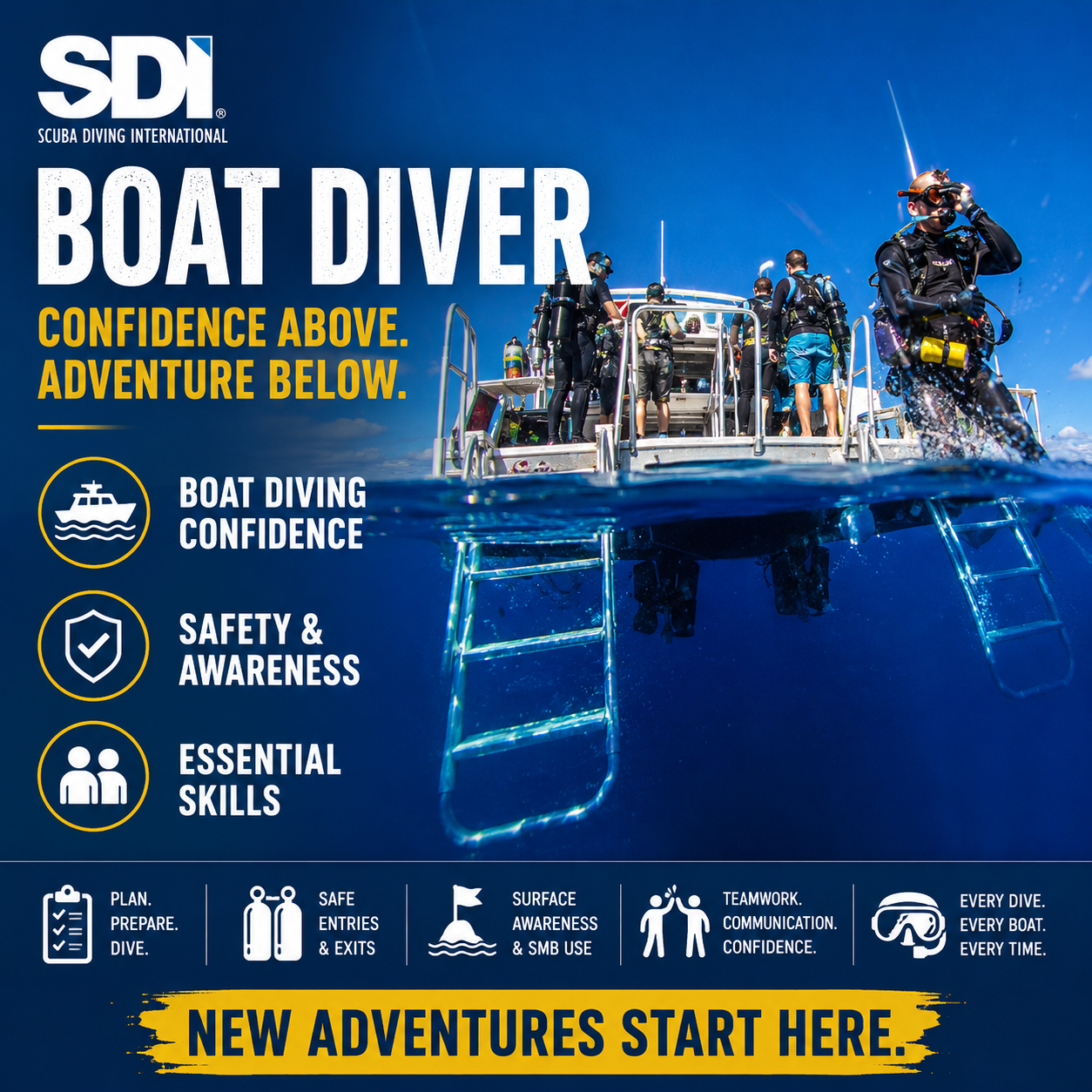 SDI Boat Diver