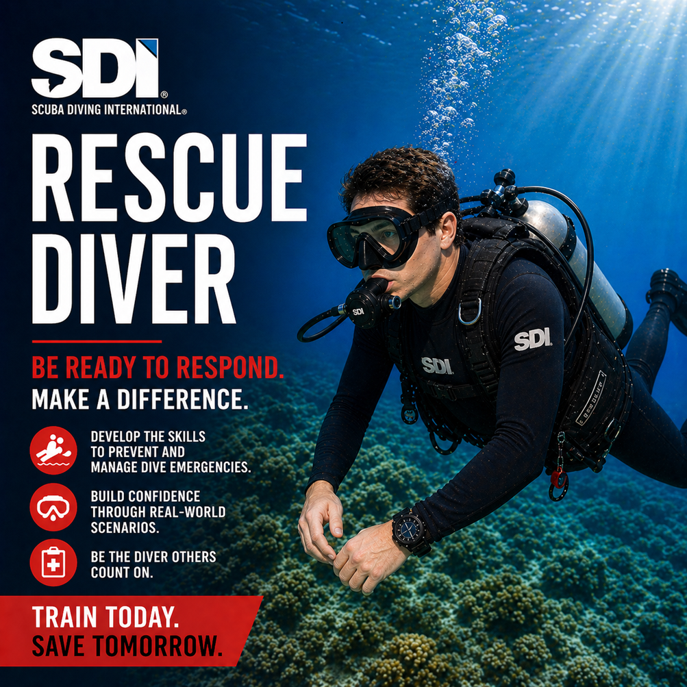 SDI Rescue Diver Course: Be the Diver Everyone Wants as a Buddy