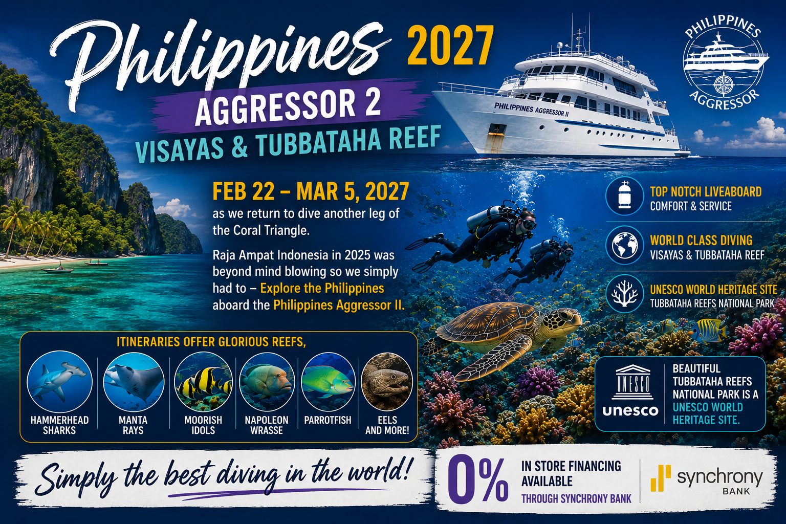 Philippines 2027 - Aggressor 2 - Visayas & Tubbataha Reef