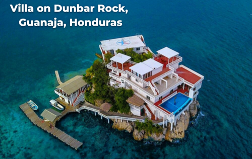 Villa on Dunbar Rock, Guanaja, Honduras