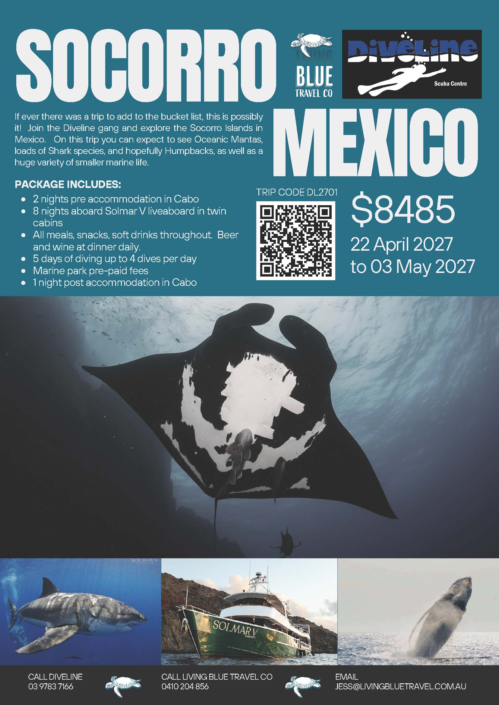 2027 Socorro Liveaboard Trip