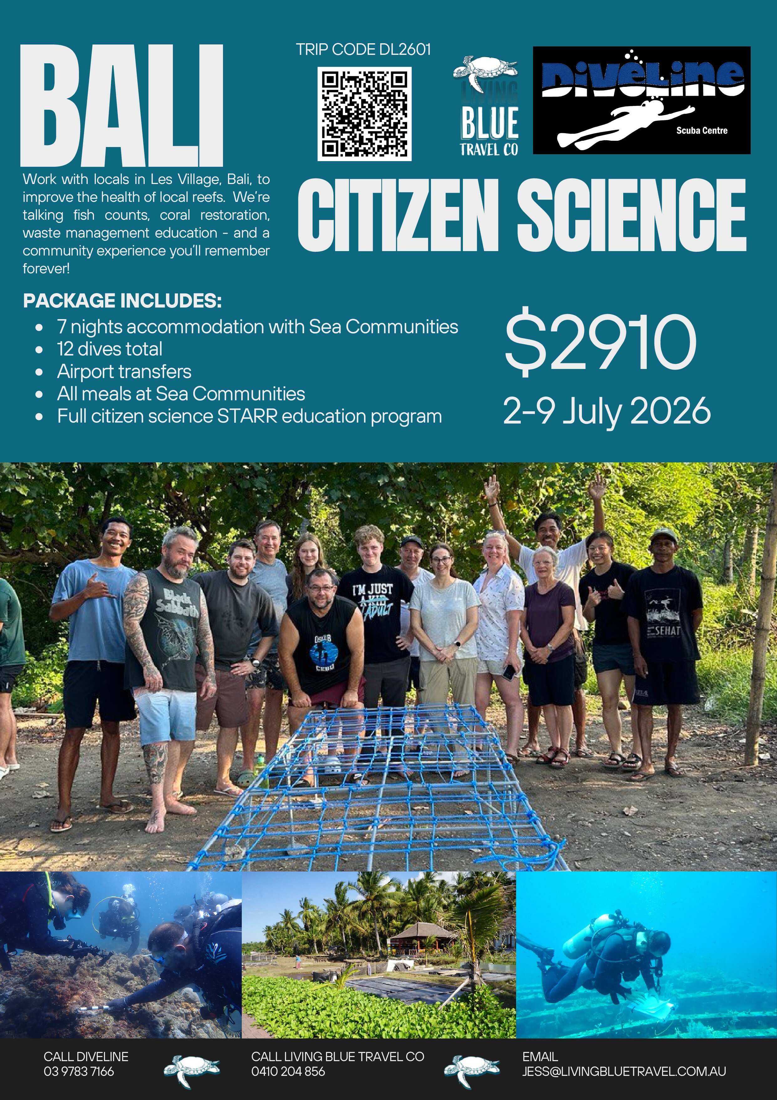 2026 Bali Citizen Science Trip
