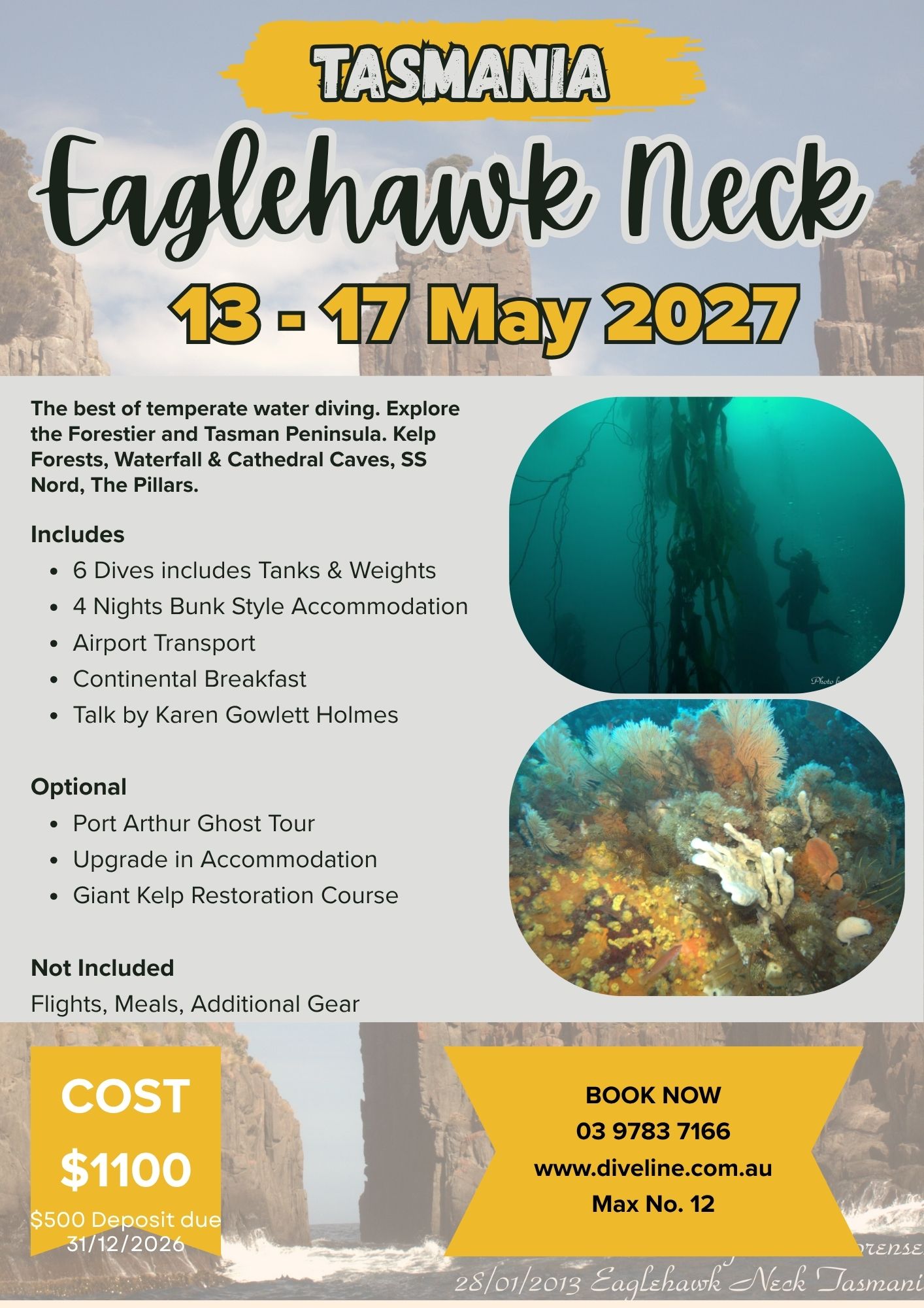 2027 Tasmania Trip