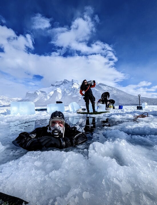 Ice Scuba Diver