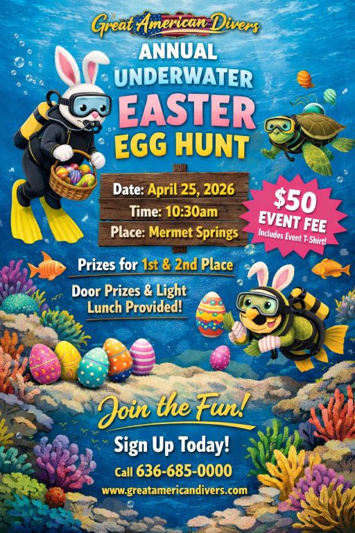 Underwater Easter Egg Hunt