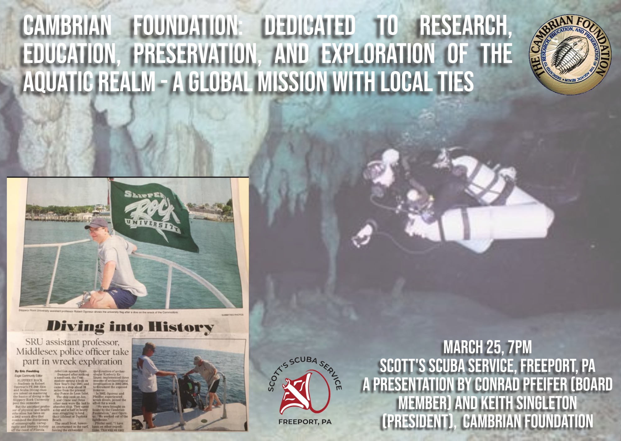 Cambrian Foundation: Dedicated to Research, Education, Preservation, and Exploration of the Aquatic Realm