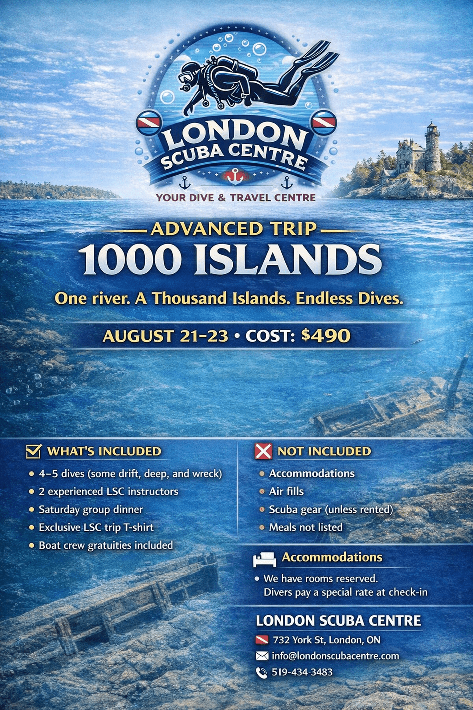 One River. A Thousand Islands. Endless Dives.