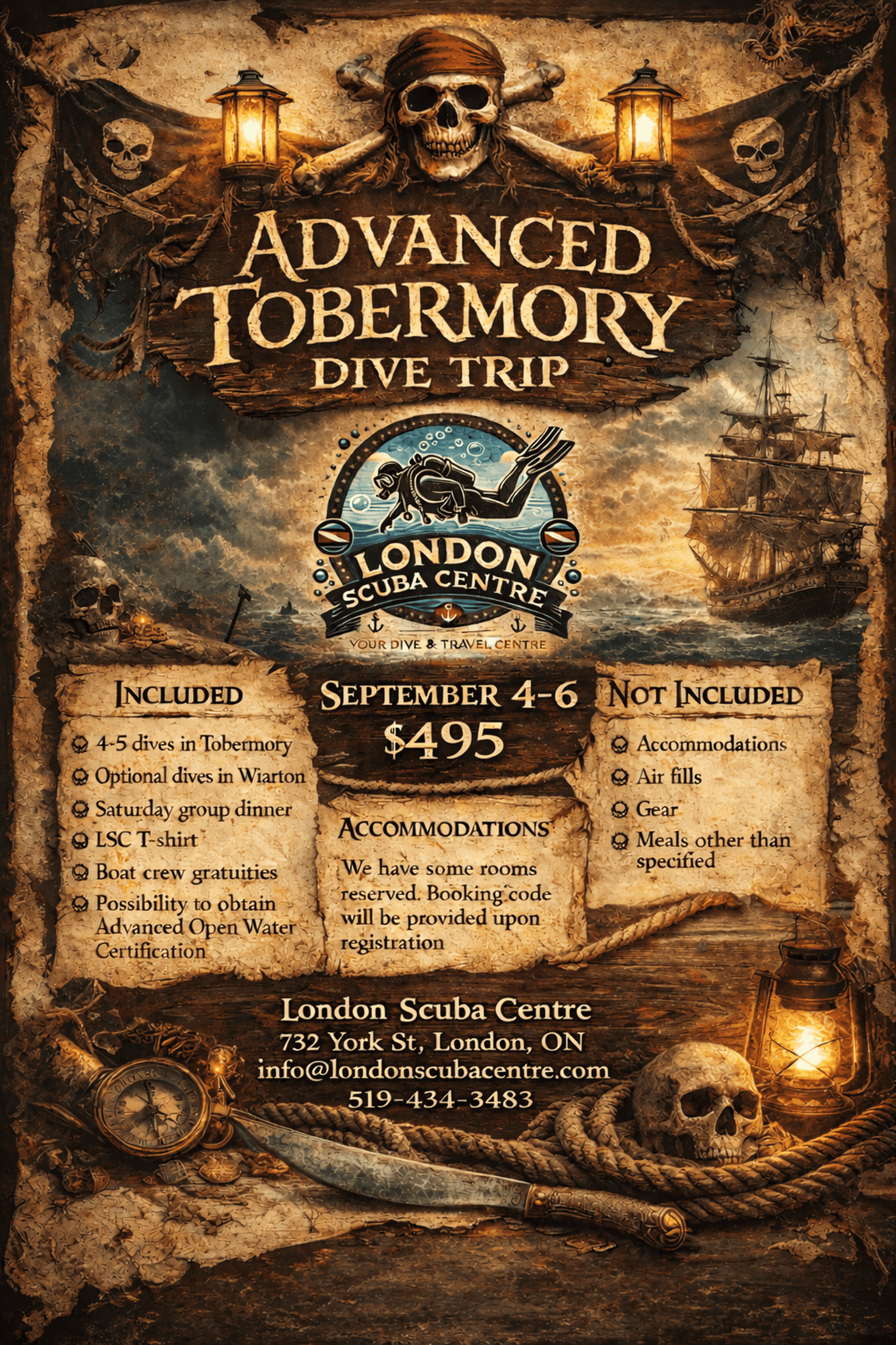 Advanced Tobermory trip + AOW course