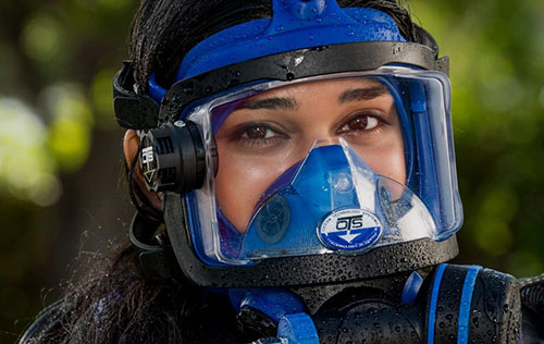 PADI or SDI Full Face Mask (FFM)