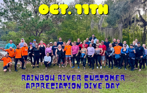 Rainbow River Customer Appreciation Dive Day - October 11th