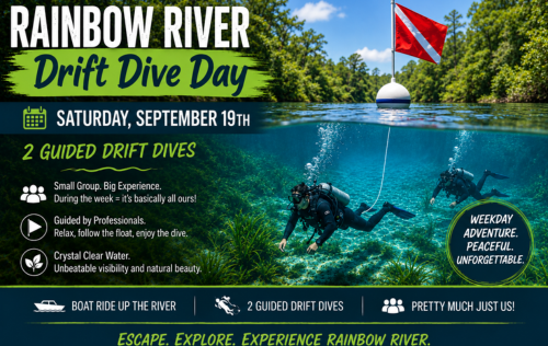 Rainbow River Dive Day - Saturday Sept. 19th